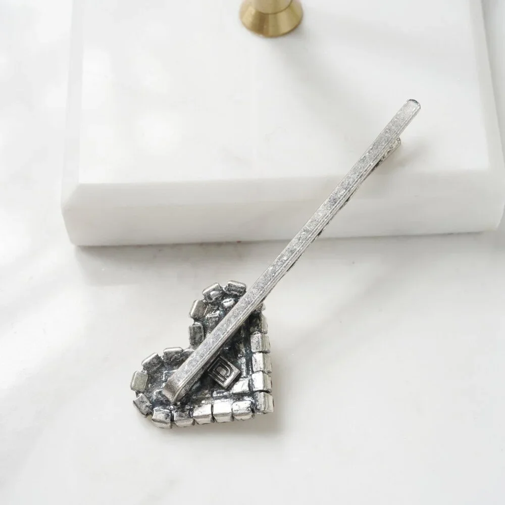 DANNIJO Amari Crystal Heart Bobby Pin